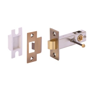 HUNTAĀ® Antique Bronze 76mm Privacy latch - Rectangular - 20.5mm centres