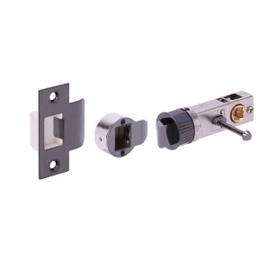 HUNTA® Black Nickel 76mm Bullet Latch - Privacy - 20.5mm
