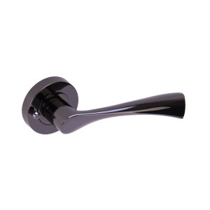 HUNTAĀ® Zena Lever on rose Black Nickel Privacy