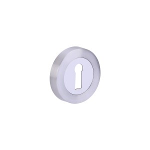HUNTAĀ® Keyhole Escutcheon Polished Chrome plated-Satin Chrome plated