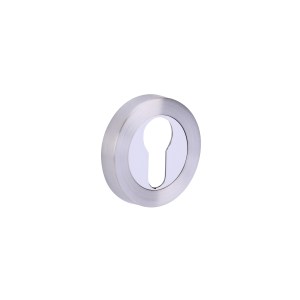HUNTAĀ® Euro Escutcheon Polished Chrome plated-Satin Chrome plated