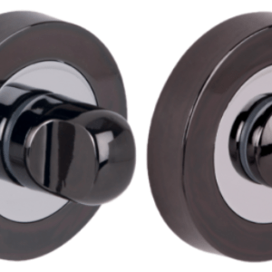 HUNTAĀ® Bathroom Turn/Release Black Nickel-Polished Chrome plated