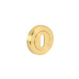 HUNTAĀ® Keyhole Escutcheon Satin Brass