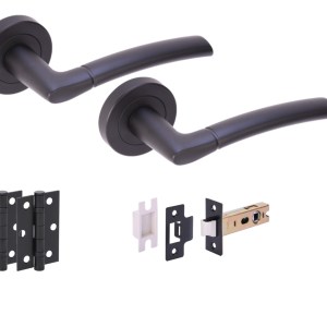 HUNTAĀ® NEMO Matt Black Passage Doorpack (x2 hinges) PREM Latch