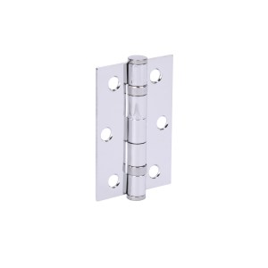 HUNTAĀ® 75x50mm Polished chrome 2BB steel butt hinge