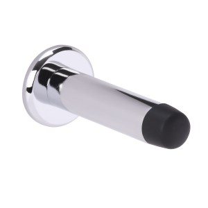 HUNTAĀ® 75mm Polished Chrome plated Concealed fix projecting door stop