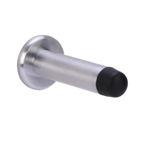 HUNTAĀ® 75mm Satin Chrome plated Concealed fix projecting door stop