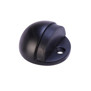 HUNTAĀ® Matt Black Half moon floor door stop