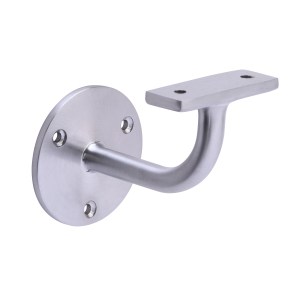 HUNTAĀ® 65mm Satin Chrome plated Heavy handrail bracket