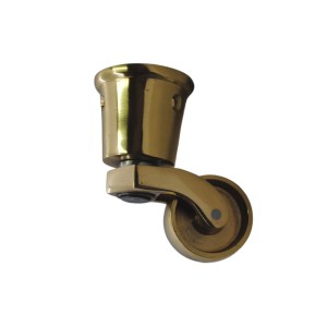 CORE-BULK Brass Single Wheel Cup Castor