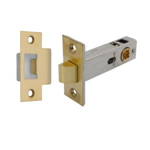 CORE-BULK Premium Rectangular Passage Tubular Latch 71mm (57mm Backset) Satin Brass