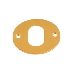 CORE-BULK Escutcheon Oval Polished Brass 55mm