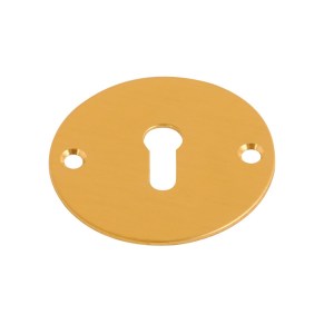 CORE-BULK Escutcheon Keyhole Polished Brass 55mm