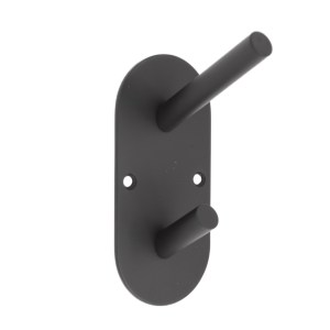 ONYX Modern Hat & Coat Hook Matt Black