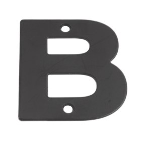 ONYX Numeral Letter 'B' Matt Black