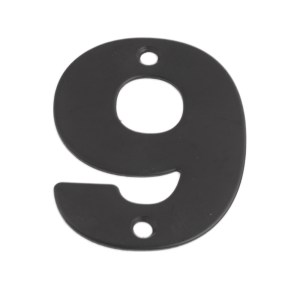 ONYX Numeral Figure '9' Matt Black