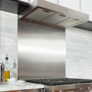 CORE-BULK Satin Stainless Steel Cooker Splashback 600 x 900mm