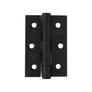 I-ce Locking Systems Stainless Steel Ball Bearing Hinge 76mm CE7 Rated Black