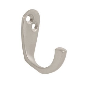 CORE-BULK Single Robe Hook Satin Chrome