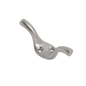 CORE-BULK Cleat Hook Satin Chrome 63mm