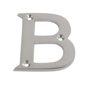CORE-BULK Letter B Satin Chrome 64mm