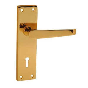 CORE-BULK Victorian Premium Straight Lever Lock Brass 40mm x 150mm
