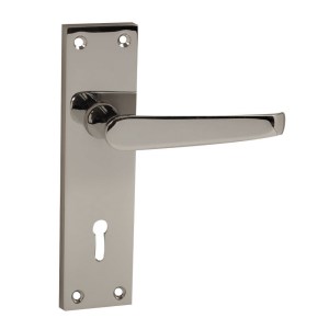 CORE-BULK Victorian Premium Straight Lever Lock Chrome 40mm x 150mm