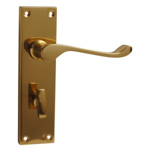 CORE-BULK Victorian Premium Scroll Lever Lock Brass Bathroom