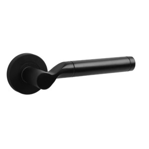 ONYX Ithaca Lever on Rose Matt Black