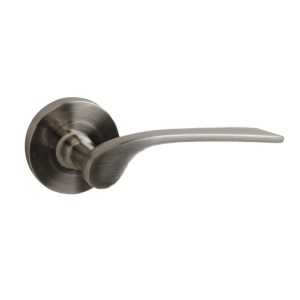 CORE-BULK Leon Lever on Rose Satin Nickel