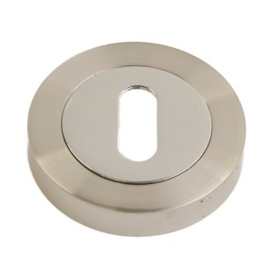 CORE-BULK Keyhole Escutcheon Chrome/Satin Chrome