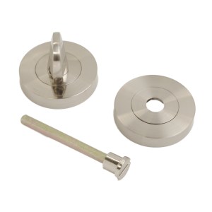 CORE-BULK Bathroom Turn Escutcheon Satin Nickel