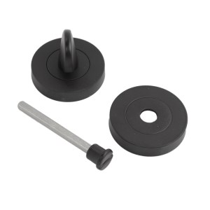 ONYX Bathroom Turn Escutcheon Matt Black