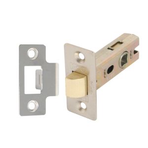 i-CE Locking Systems Tubular Latch (Bolt Through) 63mm CE Rated Nickel Plated