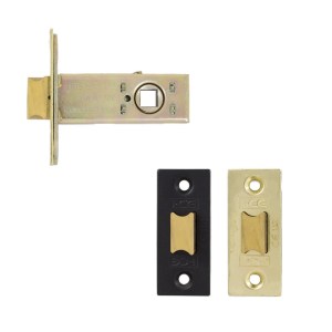 i-CE Locking Systems Architectural Tubular Latch 63mm CE Rated Electro Brass/Black