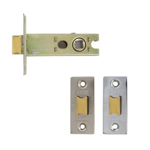 i-CE Locking Systems Architectural Tubular Latch 75mm CE Rated Nickel/Satin Nickel Plated
