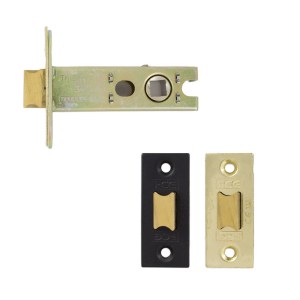 i-CE Locking Systems Architectural Tubular Latch 75mm CE Rated Electro Brass/Black
