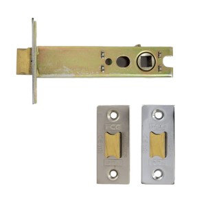 i-CE Locking Systems Architectural Tubular Latch 100mm CE Rated Nickel/Satin Nickel Plated