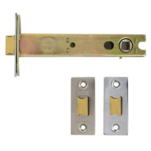 i-CE Locking Systems Architectural Tubular Latch 127mm CE Rated Nickel/Satin Nickel Plated