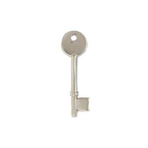 i-CE Locking Systems Key Blank for 5 Lever Locks Nickel Plated