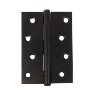 i-CE Locking Systems Button Tip Butt Hinge 100mm CE Rated Black