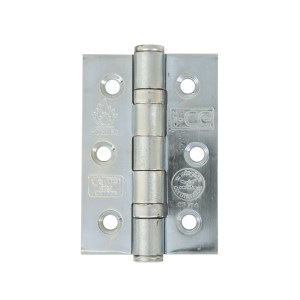 i-CE Locking Systems Mild Steel Ball Bearing Hinge 76mm CE7 Rated Bright Zinc Plated