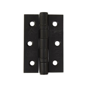 i-CE Locking Systems Mild Steel Ball Bearing Hinge 76mm CE7 Rated Black