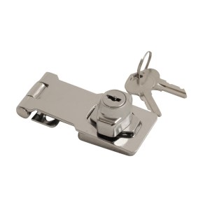 CORE-BULK Locking Hasp & Staple Chrome 115mm