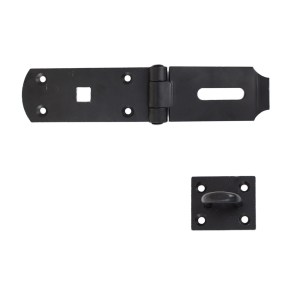 CORE-BULK Safety Hasp & Staple Medium Black 250mm