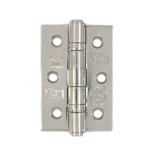 CORE-BULK Stainless Steel Ball Bearing Hinge 76mm CE7 Rated Polished