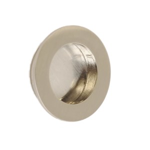 CORE-BULK Recess Door Pull Round Satin Nickel