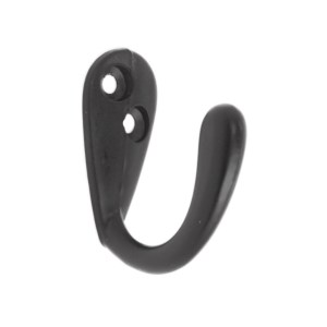 ONYX Single Robe Hook Matt Black