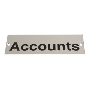 CORE-BULK Sign Screen Printed Accounts SAA