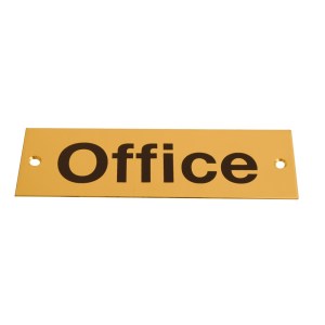 CORE-BULK Sign Screen Printed Office Brass